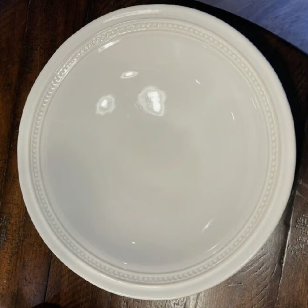 NEW Williams-Sonoma Castellano 13" Large Serving Bowl | White Stoneware Server